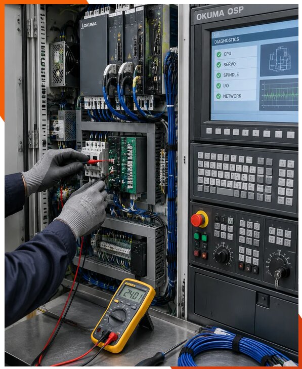 Ремонт систем ЧПУ Okuma OSP в Магнитогорске